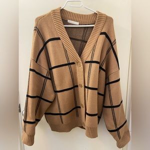 Oak & Fort Plaid Cardigan
